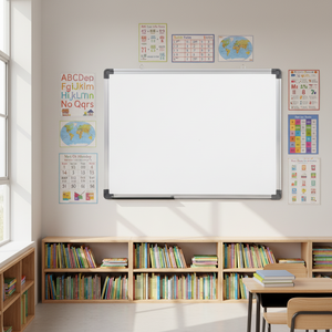 Lavagna Magnetica Standard Darwin Dew, Lavagna a Secco Bifacciale 30x40cm per Bambini, Scuola e Aula - Product Image 1