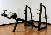 BLD Banc de musculation inclinable et pliable robuste – Station de musculation professionnelle portable unisexe pour intérieur