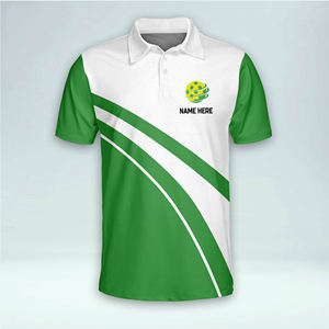 Camiseta Polo Personalizada de Alto Rendimiento para Hombre, Impresión de Camisetas Polo de Pickleball, Tela de Secado Rápido, Camiseta Polo Deportiva Perfecta para Pickleball - Product Image 4