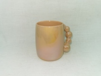 Mug en céramique personnalisé de qualité supérieure pour café, lait et thé, émaillé perlé et gaufré, avec poignée créative en perles – Fabricant