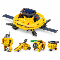 Kit spatial solaire 6 en 1, robot DIY, station spatiale STEM, jouets éducatifs scientifiques pour enfants, garçons et filles