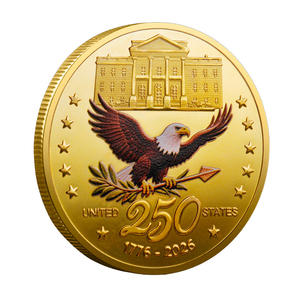 รูปปั้นโลหะพิมพ์ยูวีความท้าทายสำหรับเหรียญของที่ระลึกวันครบรอบ250th สามารถปรับแต่งได้ - Product Image 3