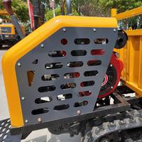 Mini-dumper chenillé direct usine, transporteur à chenilles en caoutchouc pour l'agriculture, la construction et l'aménagement paysager