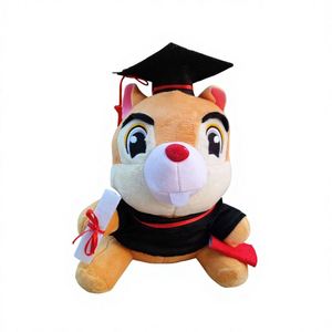 ตุ๊กตาของขวัญรับปริญญา แมวน้อยและหมีหมอ ตุ๊กตาขนนุ่มขนาด 20 ซม. พวงกุญแจ ของขวัญขายส่ง - Product Image 3