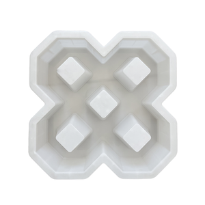 Moule de matériaux de construction en plastique, usine direct double huit caractères <span class=keywords><strong>brique</strong></span> d'herbe ciment - Product Image 3