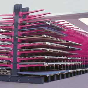 Estante voladizo de servicio pesado Unidad de estantería Almacén Personalizar Estante de almacenamiento de objetos largos de metal - Product Image 4