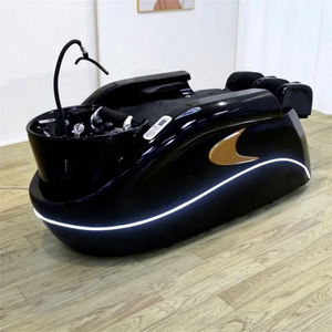 KISEN Professional Electric Shampoo <b>Bed</b> Modern Luxury Portable Hair Washing Basin Full Body Massage Chair Salon Furniture - Product Image 1