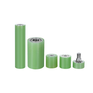 <span class=keywords><strong>Roller</strong></span> Karet Berlapis Poliuretan dengan Bantalan Ganda Tanpa Tenaga, Tahan Aus, Model Karet <span class=keywords><strong>Roller</strong></span> Kustom 15/20/25, Cina Daratan - Product Image 1