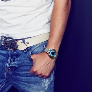 Sinobi נירוסטה עור קוורץ שעון vortex מסוגנן עיצוב עסקי ייחודי שעונים שעון יד יצירתי ייחודי - Product Image 4