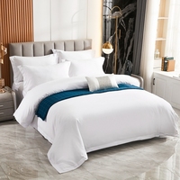Parure de lit en coton et polyester personnalisée douce, ensemble de couettes, ensemble de draps pour lit Queen, ensemble de literie en coton pour hôtel et maison