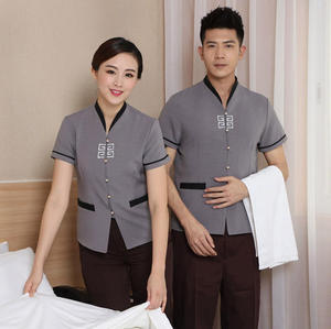 Uniforme de Trabajo Resistente a Manchas y Aceite para Personal de Limpieza de Cafeterías, Restaurantes y Casas de Huéspedes, Modelo A02, para Hombre y <span class=keywords><strong>Mujer</strong></span> - Product Image 6