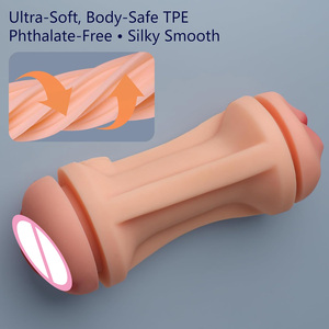 Masturbador Masculino con Bolsillo para Pene, Juguete Sexual con Boca y Garganta Realistas, Entrenador de Pene, Masajeador - Product Image 3