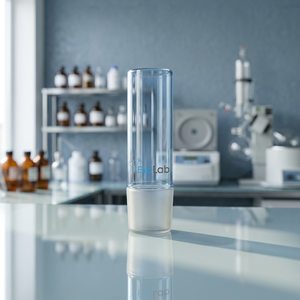 Botella de Reactivo de Vidrio Borosilicato Resistente a Químicos, Marca BIOLAB OEM, Recipiente Redondo para Muestras de Laboratorio - Product Image 4