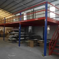 Plateforme de Stockage Modulaire Industrielle Personnalisée à Plusieurs Niveaux AS/RS en Métal Robuste avec Étagères de Mezzanine