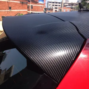 Air Bubble Free 4D Carbon Fiber Car Shrink Wrap vinyl Film