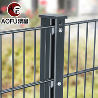 Clôture de jardin 2D en PVC vert, qualité lourde, clôture soudée 868, clôture à double fil