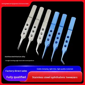 Pinces à ligature micro-dentées pour <span class=keywords><strong>chirurgie</strong></span> ophtalmique, double paupière, <span class=keywords><strong>chirurgie</strong></span> plastique, <span class=keywords><strong>pince</strong></span> à suture Colleen pour usage médical - Product Image 3