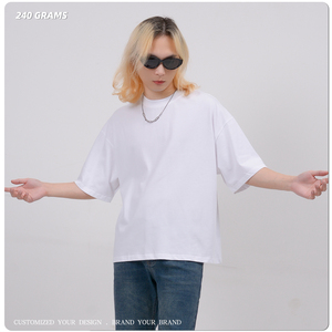 T-shirt pour homme de haute qualité, coupe courte et ample, t-shirt décontracté surdimensionné, t-shirt personnalisé pour homme - Product Image 3