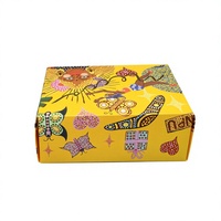 Boîte cadeau personnalisée en carton rigide de qualité supérieure, avec logo en relief, pelliculage mat, paillettes, fabrication OEM, vente en gros, fabricant