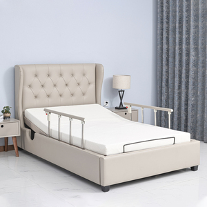 Letto regolabile per persone disabili infermiere cura della casa con comodo materasso corrimano entrambi i lati - Product Image 5