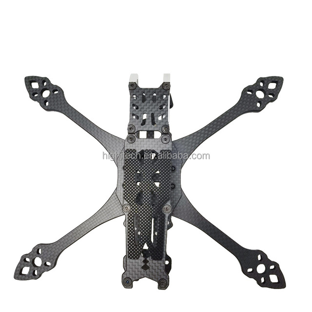 Mark 5 Inch FPV Racing Drone Carbon Fiber Frame 225mm Wheelbase, 5mm Arm Thickness, 2.5mm Top Bottom Plate