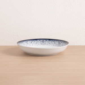 Nuevo juego de vajilla de cerámica moderna de porcelana fina, color azul marino con borde moteado, juego de platos y tazones para cocina, hotel, restaurante, regalo de boda - Product Image 4