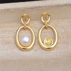 S925 Silver Bamboo Knot <b>Earring</b> Accessory Holder DIY Tassel Ear <b>Hook</b> 8-11 Pig Nose <b>Earrings</b> 5594 Gold Plated 3mm Size - Product Image 3