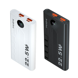<span class=keywords><strong>Maimi</strong></span> แบตสำรองแบบชาร์จเร็ว22.5<span class=keywords><strong>ว</strong></span>ัตต์10000มิลลิแอมป์พร้อมจอแสดงผล LED ดิจิตอลพอร์ต USB Type-C เอาท์พอร์ตแบบพกพาสำหรับโทรศัพท์มือถือ - Product Image 1