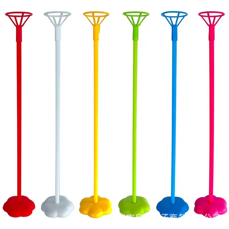 Wholesale 40cm Table Balloon Stand Bouquet Balloon Sticks With Base Wedding Party Decorations For Latex Ballon Foil Balloons