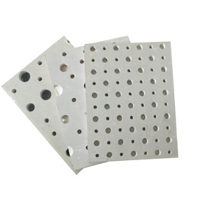 12Mm Tường Thạch Cao Acoustic Đục Tấm Thạch Cao Trung Quốc Nhà Sản Xuất Vuông Trần Gạch Khách Sạn Trang Trí - Product Image 2