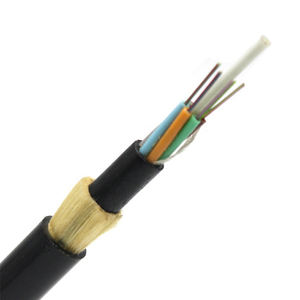 Antena exterior PE /AT doble chaqueta 200m Span 8 12 24 48 72 96 hilos de fibra óptica cable ADSS 24 Core cable de fibra óptica - Product Image 1