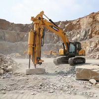 HXGH-500 Hydraulischer Gesteinsbohrer ohne Sprengung mit Motor und Pumpe für 36-65 Tonnen Bagger, 1 Jahr Garantie