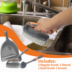 HOLAMOPA Ensemble de 5 brosses à balai de qualité commerciale pour l'élimination des taches - Product Image 6