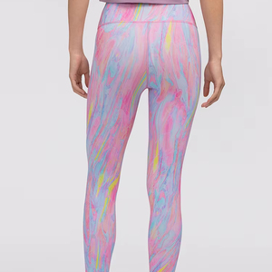 Women's High Waist Gym Fitness Pants Seamless Yoga <b>Leggings</b> with Solid <b>Pattern</b> Custom Logo Elastic Waist Closure - Product Image 3