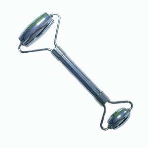 Rouleau facial en acier inoxydable pour drainage lymphatique et raffermissement de la peau, masseur métallique à double tête - Product Image 3