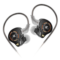 Écouteurs professionnels KZ Eldar avec câble détachable, son HiFi stéréo, IEM, impédance 24Ω, casque filaire pour la musique et les jeux