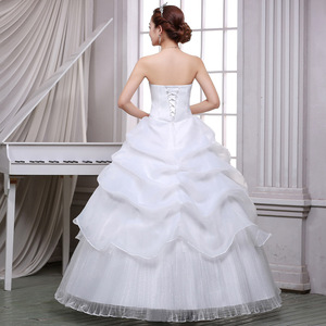 Vestido de Novia Estilo Francés Retro, Vestidos de Novia con Encaje, Vestidos de Gala - Product Image 4