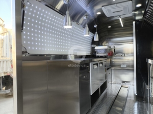 Etodevice Stainless Steel Mobile <b>Concession</b> Food Truck <b>Trailer</b> for Sale for Hamburger Snack Candy Chips - Product Image 5