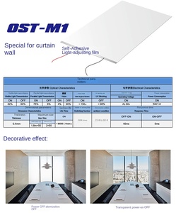 Película de Vidrio Inteligente Laminada Conmutable, Película de Cristal Inteligente de Cristal Líquido de China, Película de Ventana Eléctrica Inteligente para Puerta Corredera - Product Image 4