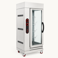Four à rôtir au gaz commercial pour poulet, en acier inoxydable, machine automatique de rôtissage de poulet pour restaurant