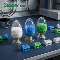 Granulés de PA66 ignifuges UL94 V0, faible émission de fumée, sans halogène, nylon 66 pour disjoncteurs et supports de lampes LED
