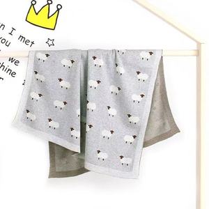 Manta <span class=keywords><strong>de</strong></span> punto 100% algodón, diseño <span class=keywords><strong>de</strong></span> hojas secas, anti-bolitas, antiácaros, ligera, para sofá, para todas las estaciones - Product Image 2