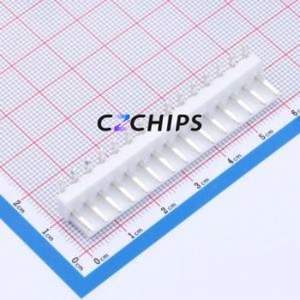 W396110K-15PY2113 Wire-to-Board Pin Header Bent Lead Through Hole,P=3.96mm Connector 1x15P 3.96mm Right Angle Insert VH - Product Image 1