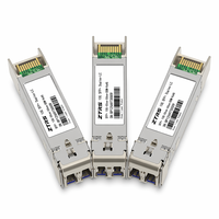 Transceptor de Fibra Óptica ZTRS de Grado Industrial, 10Gbps SFP+ 1550nm SM 40km 10G Dúplex LC, Módulo Enchufable en Caliente para Estación Base 5G