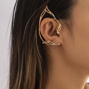 Boucles d'oreilles créatives et originales pour femmes, mode stéréoscopique, sans perçage, bijoux <span class=keywords><strong>de</strong></span> fête - Product Image 2