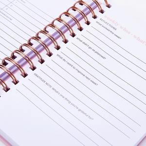 Biểu Tượng Tùy Chỉnh Kinh Doanh Khuyến Mại Quà Tặng PU Da Cứng Bìa Máy Tính Xách Tay Cho Sang Trọng Xoắn Ốc Ràng Buộc Văn Phòng Trường - Product Image 3