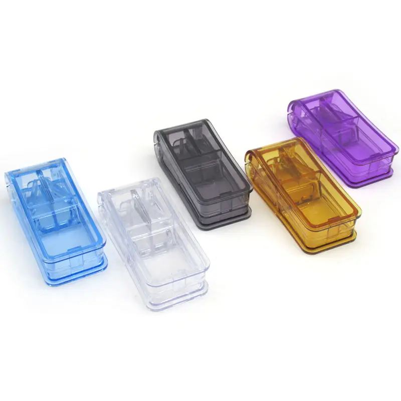 Mini Portable Pill Cutter Box and Pill crusher Splitter Case/Medicine Box Storage cases pill cutter