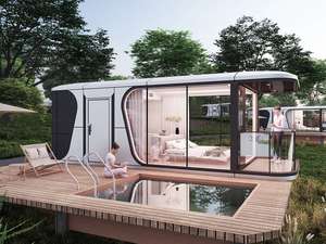 Capsule spatiale de luxe, <span class=keywords><strong>nouvelle</strong></span> capsule spatiale mobile portable, conteneur de capsule spatiale, prix de la capsule spatiale, pas encore d'<span class=keywords><strong>avis</strong></span> - Product Image 2
