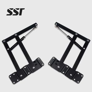 Charnière à ressort moderne en fer pour table basse, mécanisme de pliage, quincaillerie pour meuble et armoire, à monter soi-même - Product Image 1