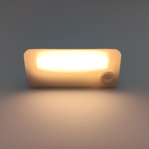 Modern <b>LED</b> Drawer <b>Lights</b> <b>Motion</b> <b>Sensor</b> 4-Piece Cabinet Lighting Closets Indoor Use Vibration 5V Rechargeable Battery Magnetic - Product Image 4